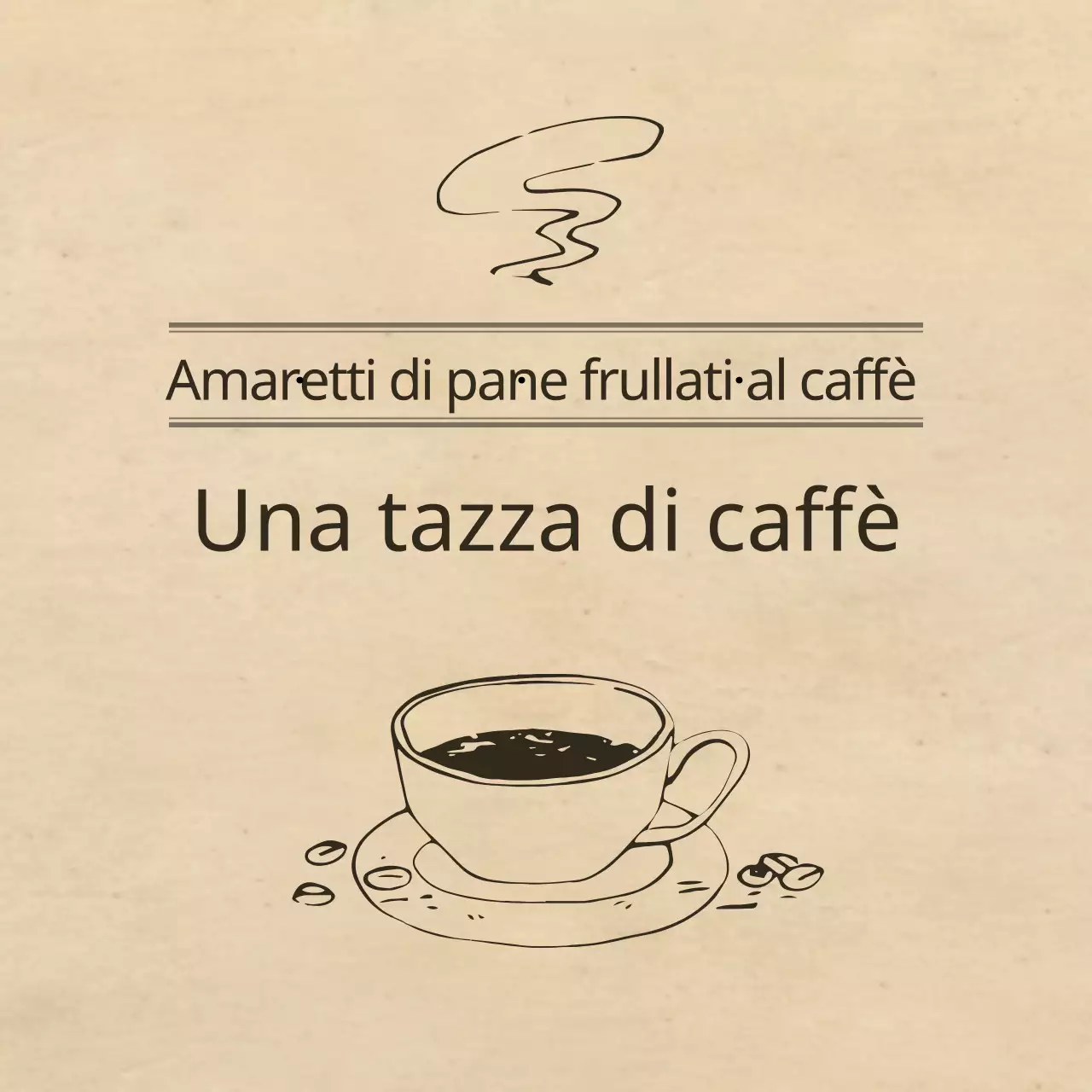 Una tazza di caffè