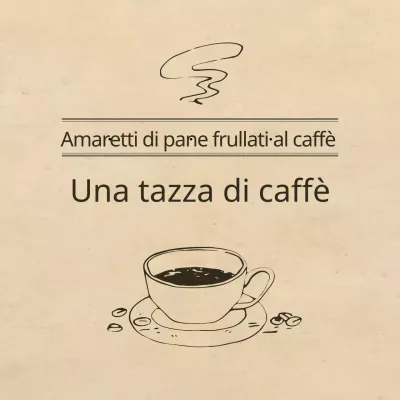 Una tazza di caffè