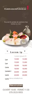 Fruits de mer sauvages