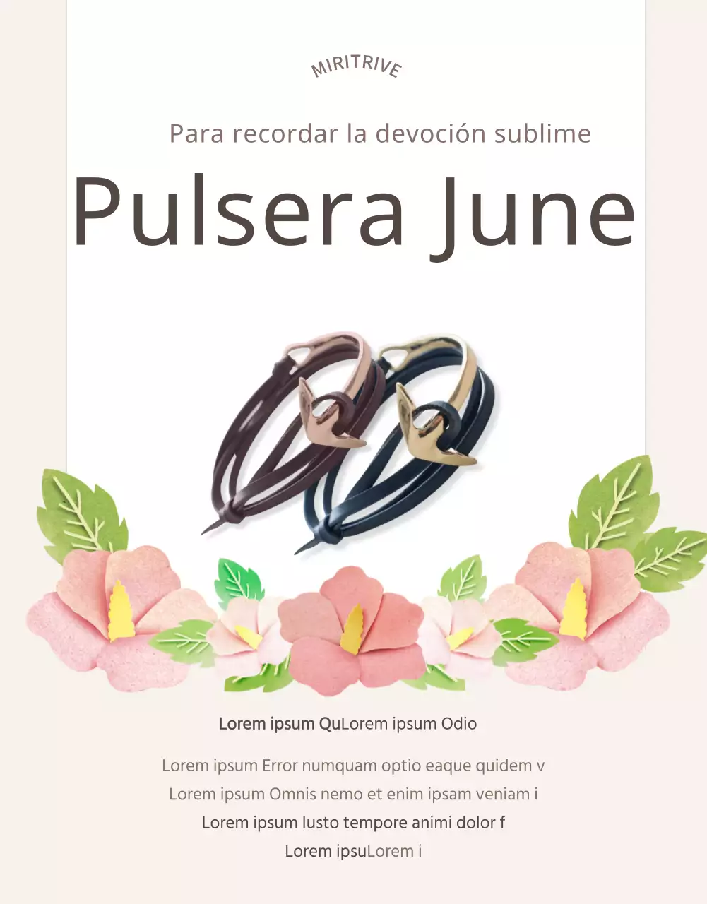 Página detallada de la financiación de la pulsera Beige National Veterans Welfare