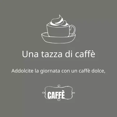 Caffè dolce