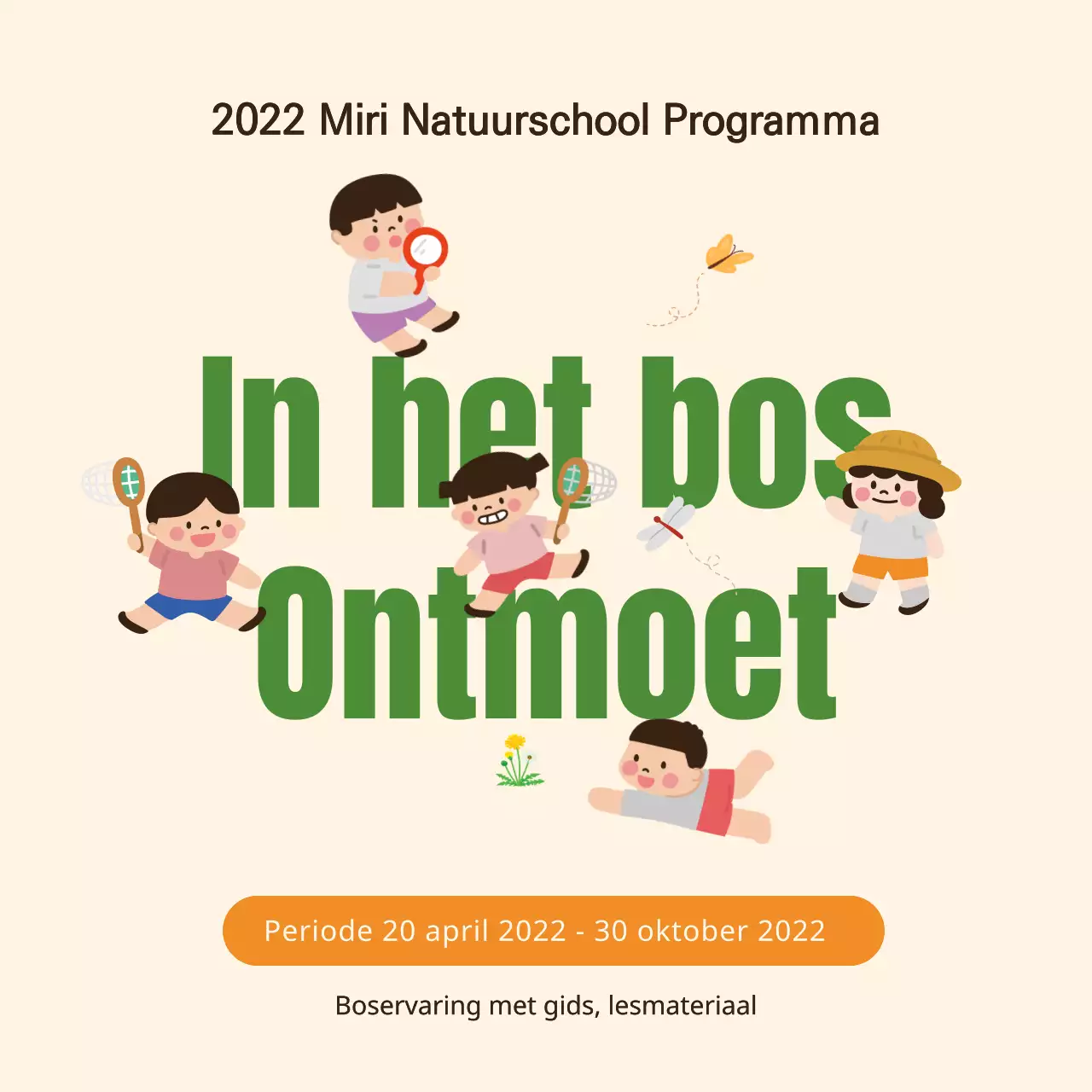 Leuke bosbelevenis Sociale media