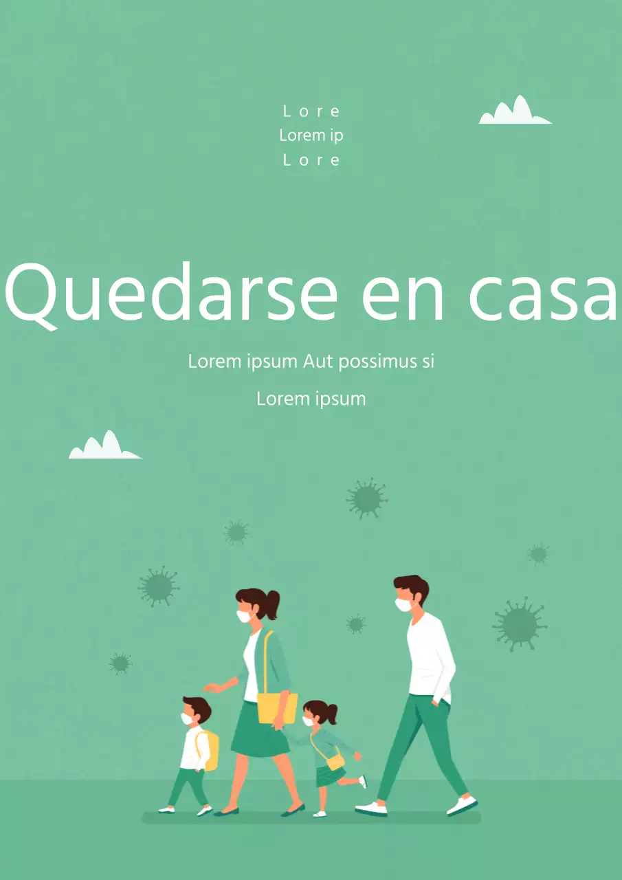 Anuncios en diferentes situaciones con ilustraciones de la vida cotidiana de las personas en colores tranquilos.