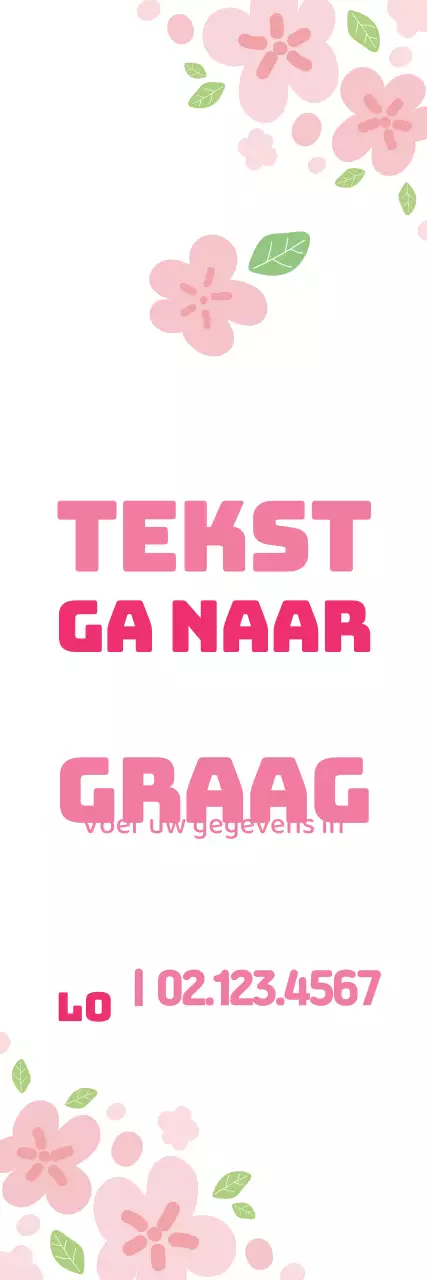 43433_Spring bloem tekstinvoer