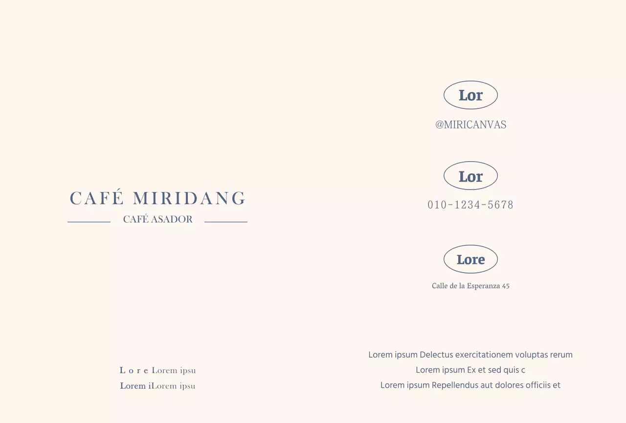 Promocione una cafetería con una emotiva foto en blanco y azul.