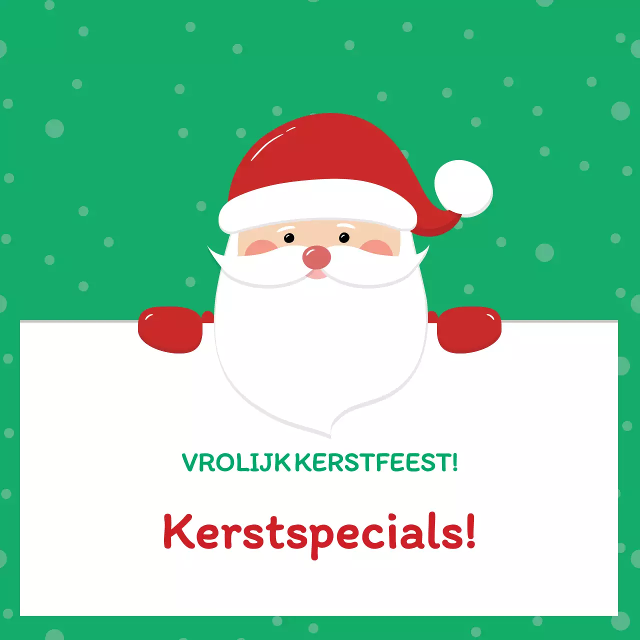 Leuke kerstetiketten met groene illustraties