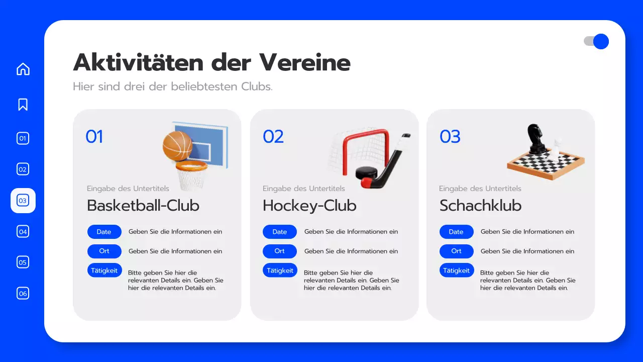 Universitätskonvokation in blauem 3D