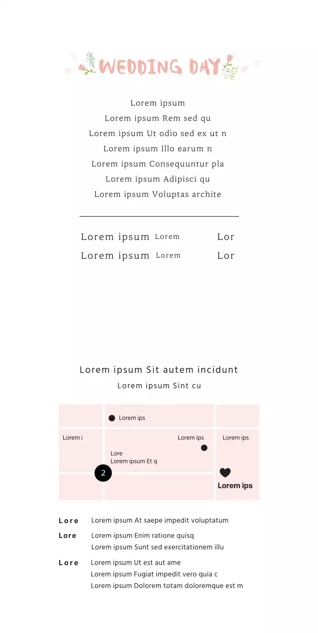 Simpática y sencilla invitación de boda con caligrafía rosa e ilustración de los novios