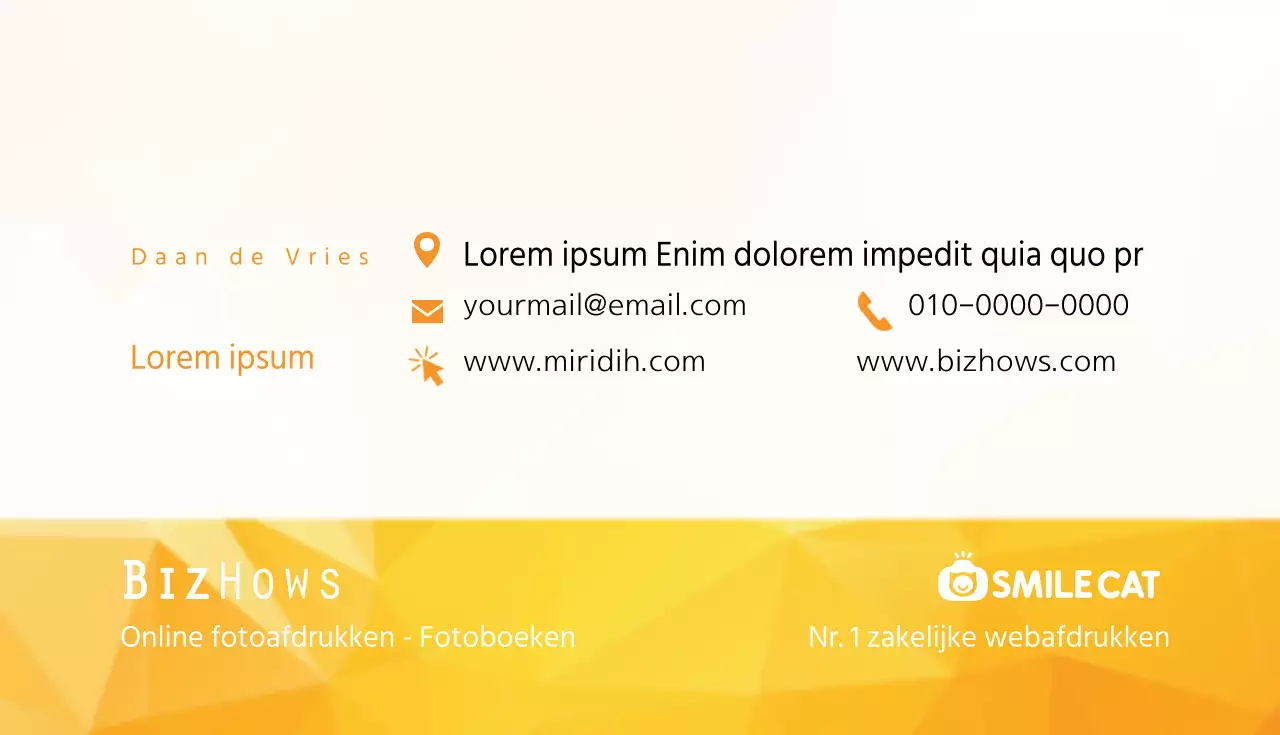 Zakelijke visitekaartjes