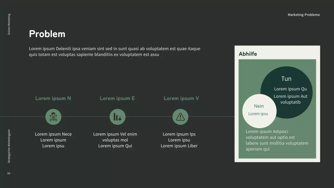 Umweltfreundliche grüne Marketingkosmetik in gedeckten Grün- und Schwarztönen