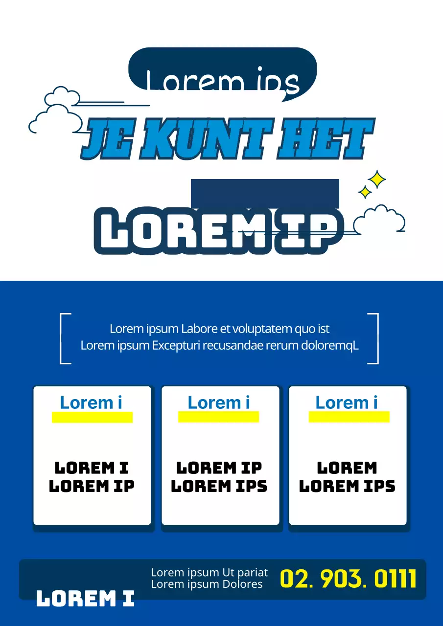 Engelse taalscholen in blauw en geel promoten