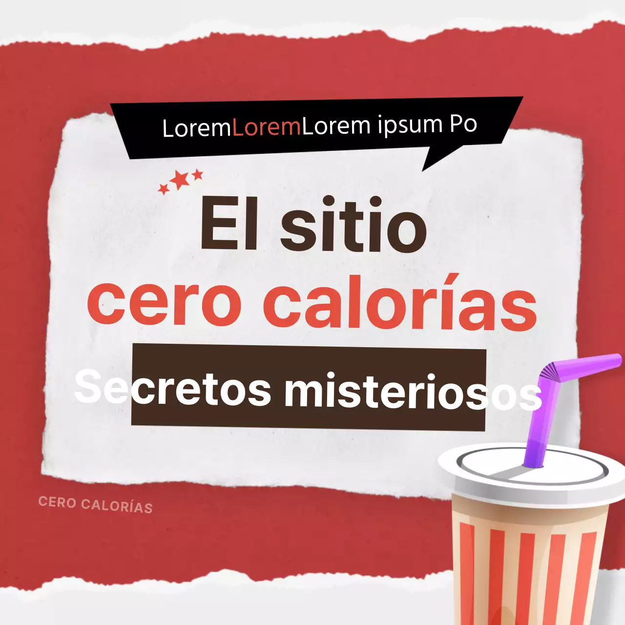 La tarjeta roja secreta sin caloríasnoticias de diseño