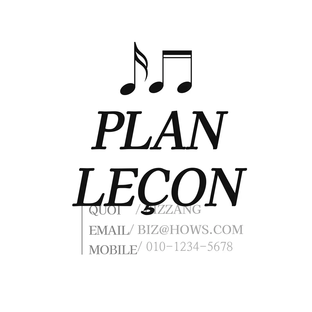 PLAN DE LA LEÇON