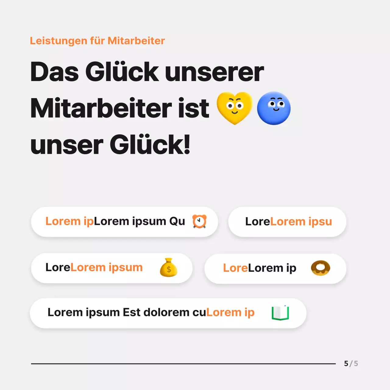 Schwarz-weißes Emoji-Konzept für Stellenausschreibungen