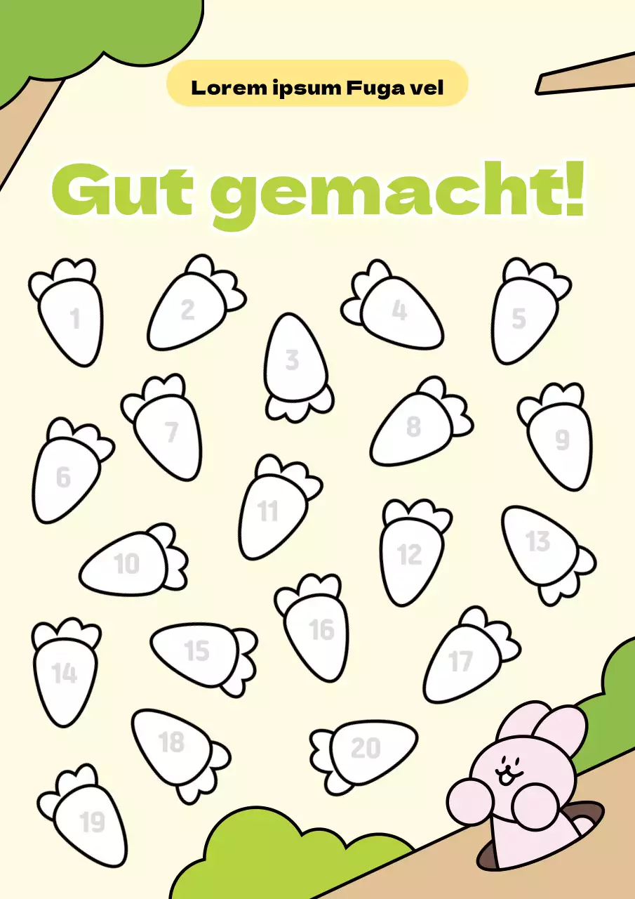 Niedliche, illustrierte Komplimentstempel in Pastelltönen