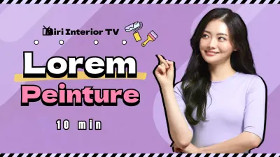 Une vignette YouTube mauve et violette, juste ce qu'il faut.