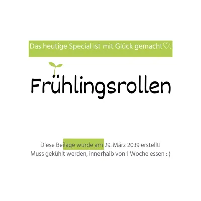 Frühlingsrollen