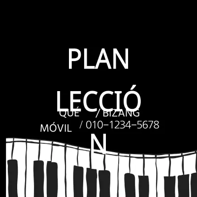 PLAN DE LECCIONES