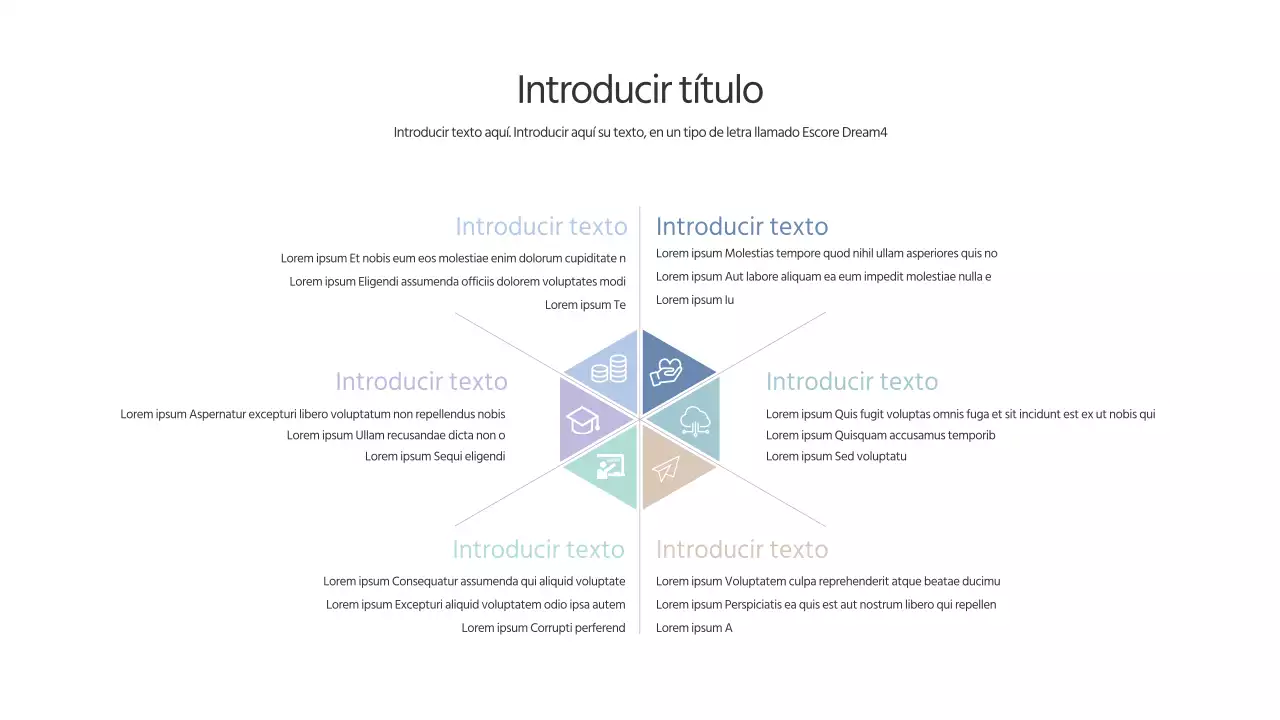 Una agenda conceptual sencilla en colores pastel