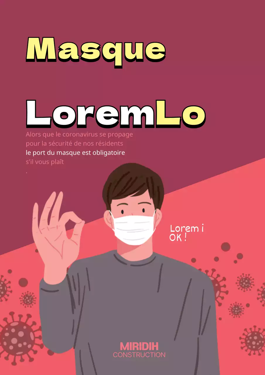 A propos des masques obligatoires