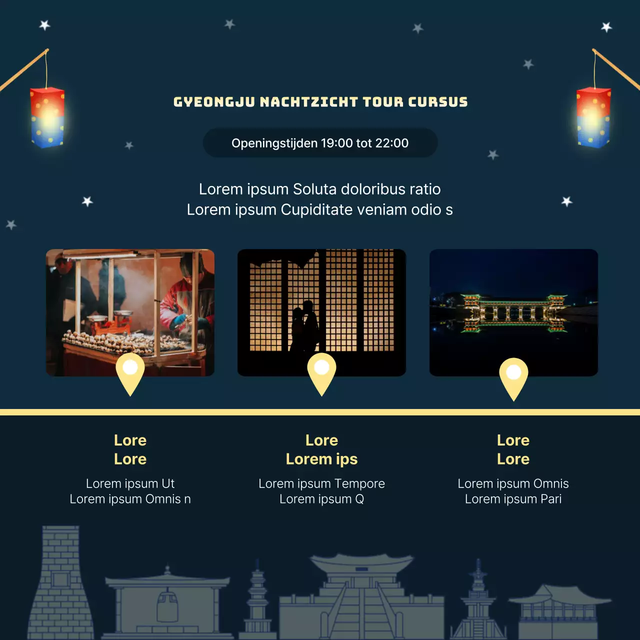 Namsaektone's promotie van de race night tour