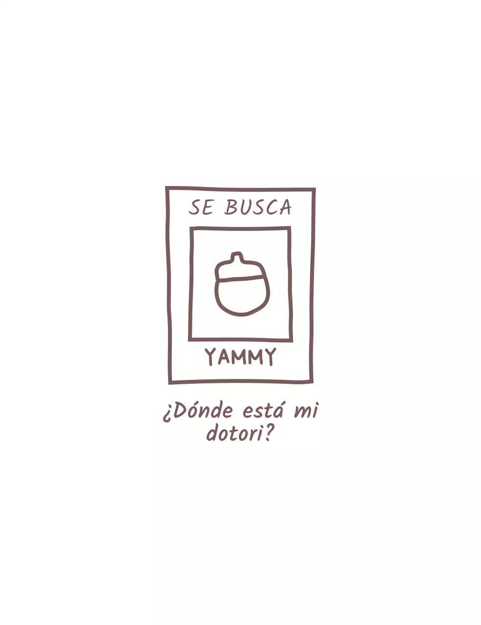 Simpática mercancía con una ilustración lineal de una ardilla