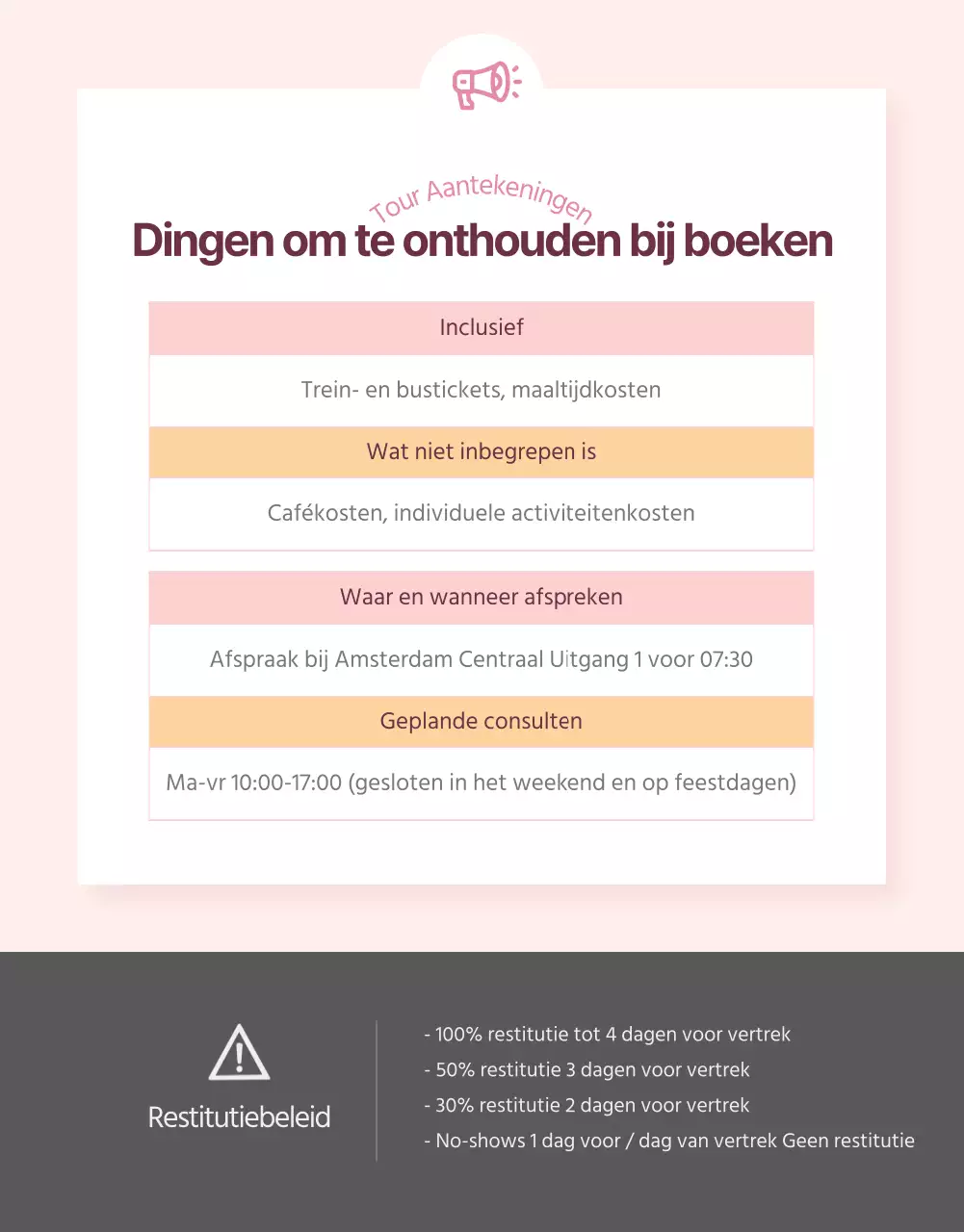 Kersenbloesemtours met een roze twist promoten