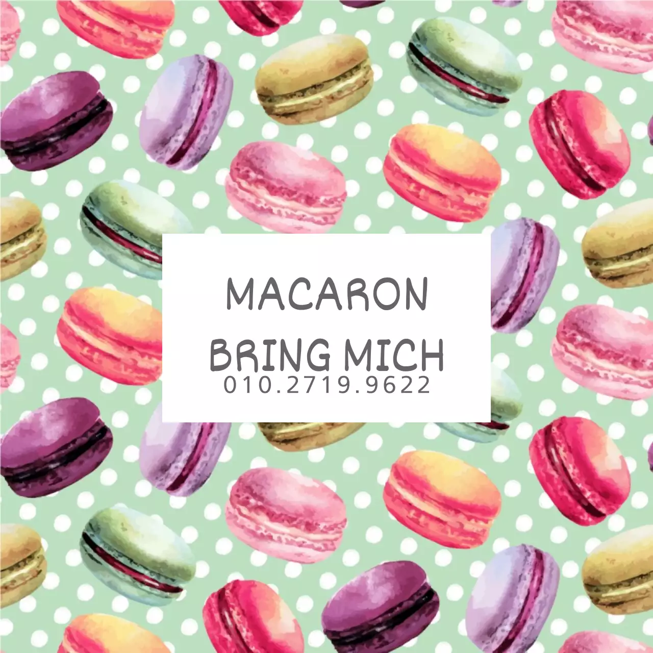 MACARON BRINGEN MICH