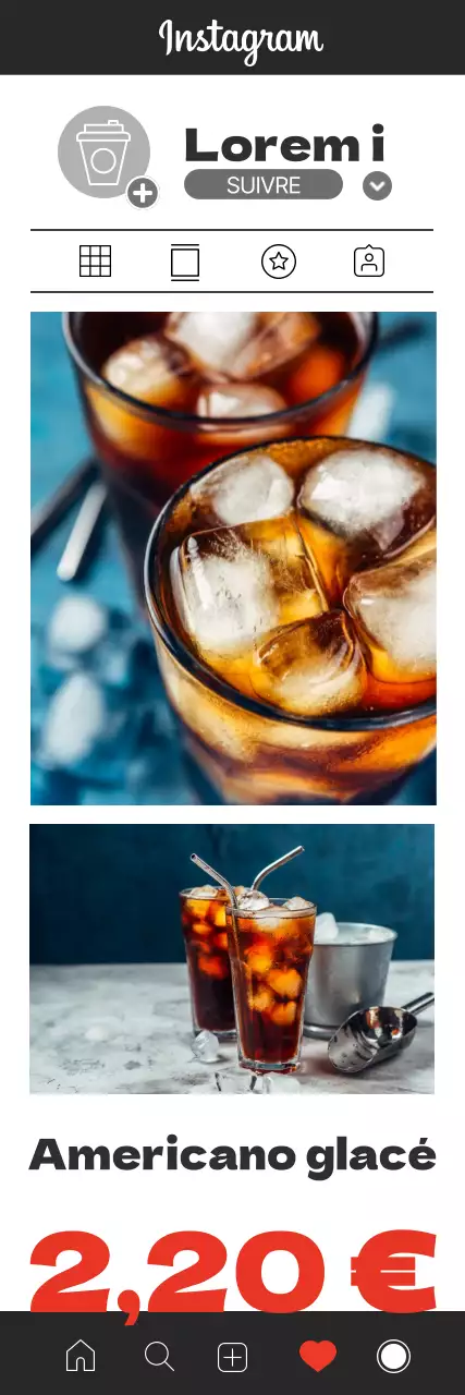 Promotion du café_Instagram