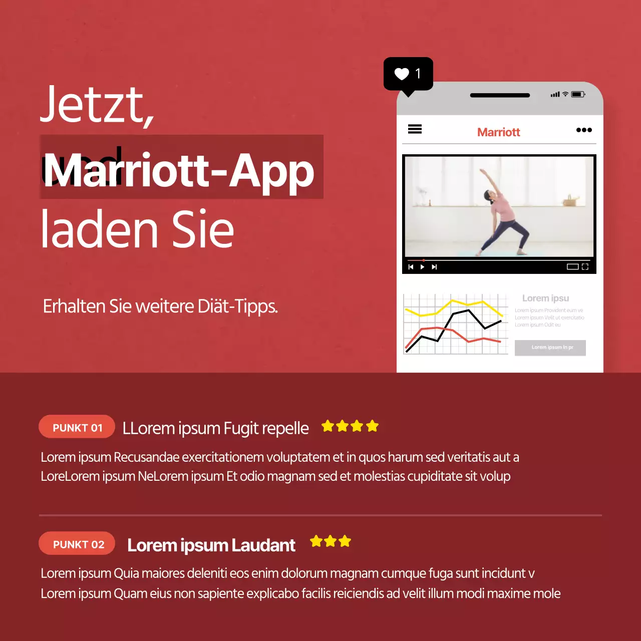 Die rote, kalorienfreie GeheimkarteNeues Design