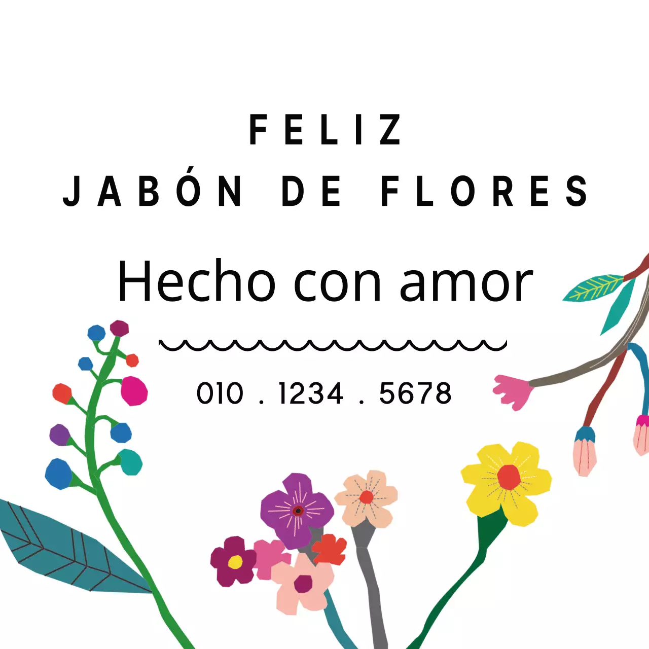 Jabón de flores