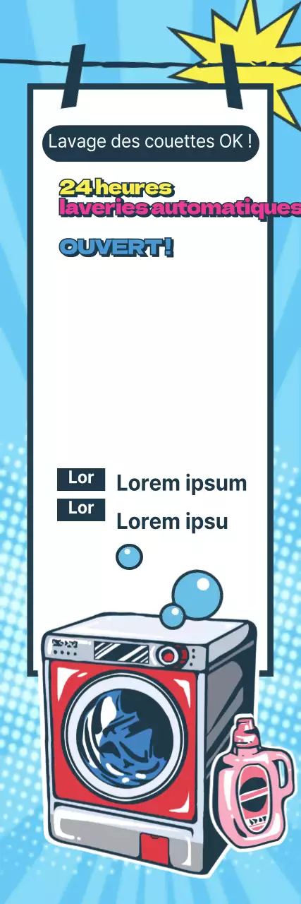 Laveries automatiques en libre-service