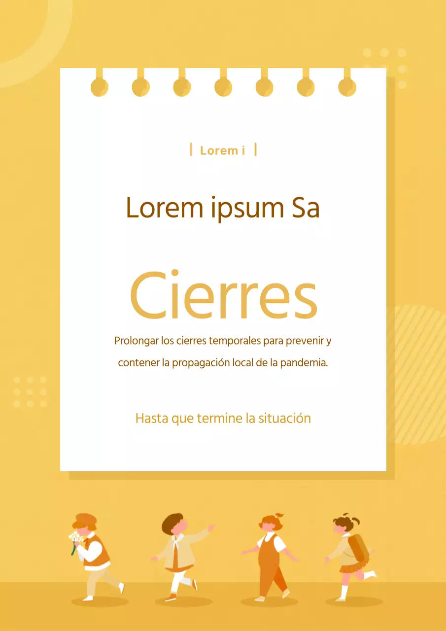 Anuncios en diferentes situaciones con ilustraciones de la vida cotidiana de las personas en colores tranquilos.