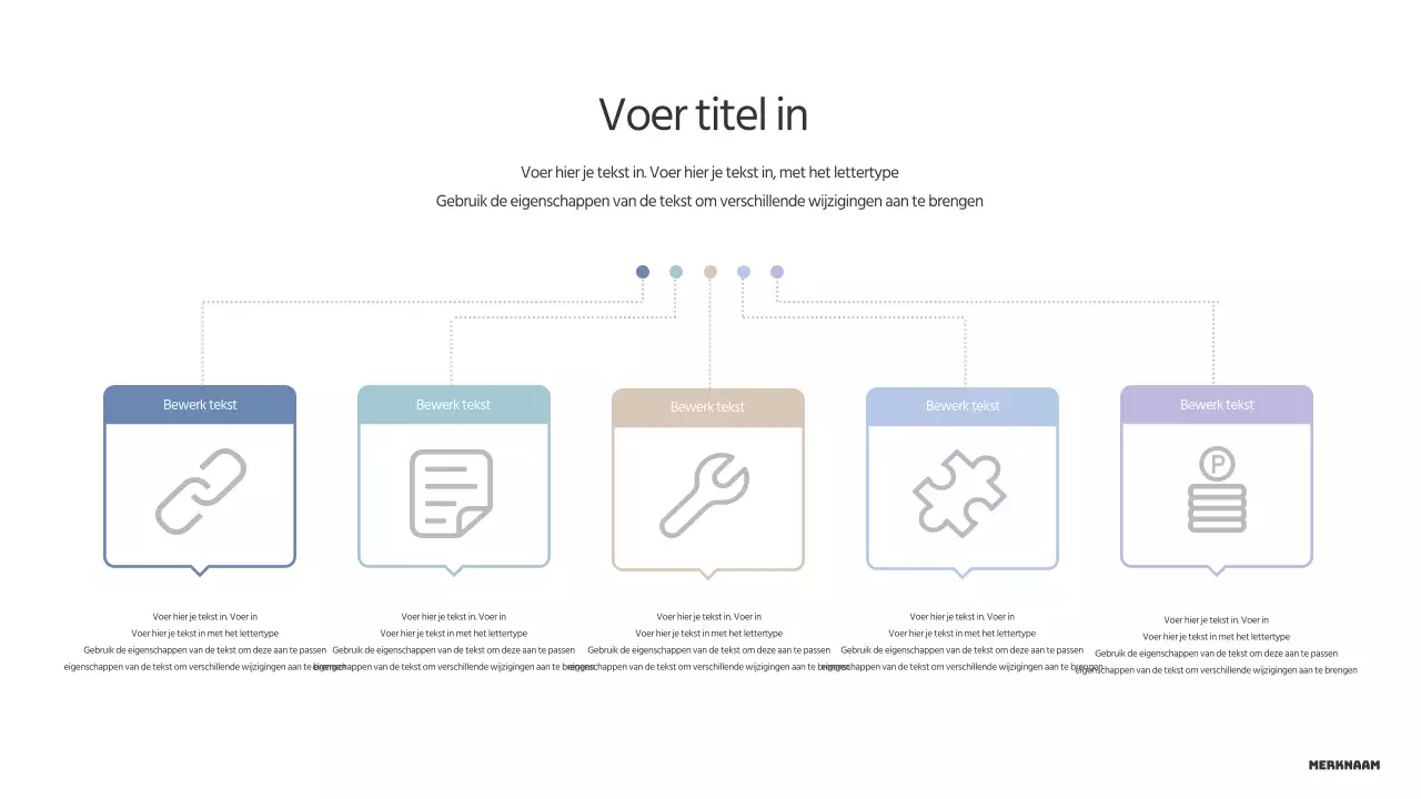 Een eenvoudige conceptagenda in pastelkleuren