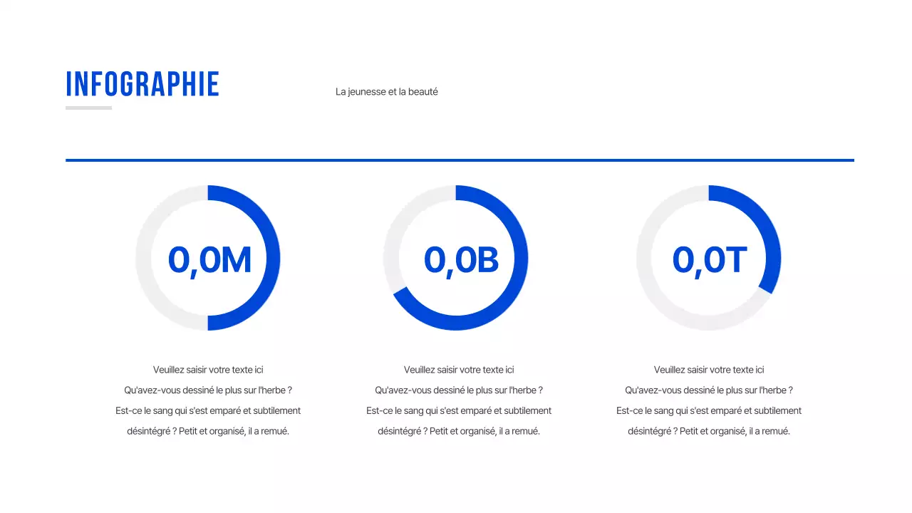 Graphique conceptuel simple en bleu