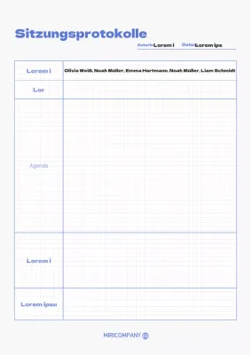 Minuten in einem Gittermuster mit weißen und blauen Punkten