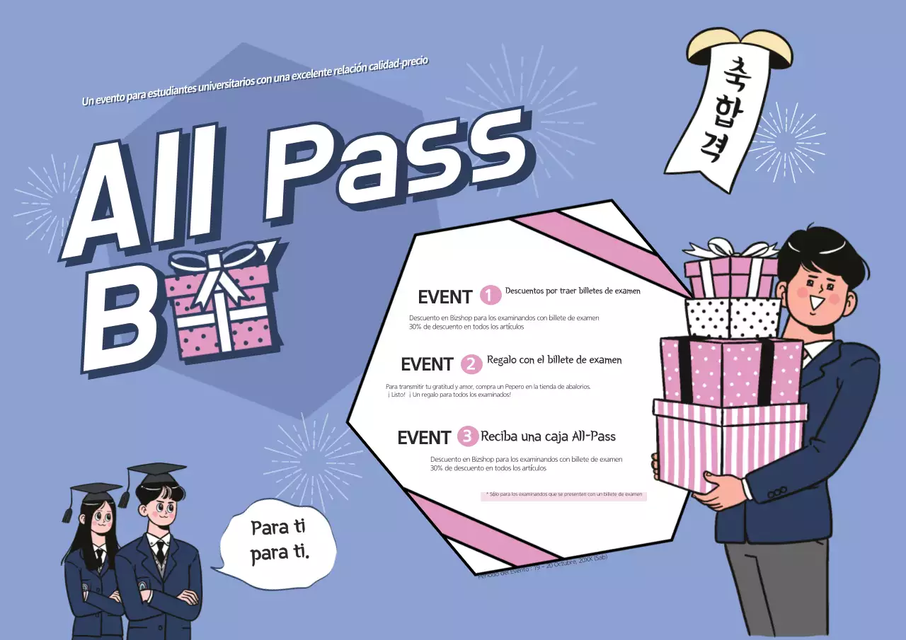 Todos los aprobados con billete de examen