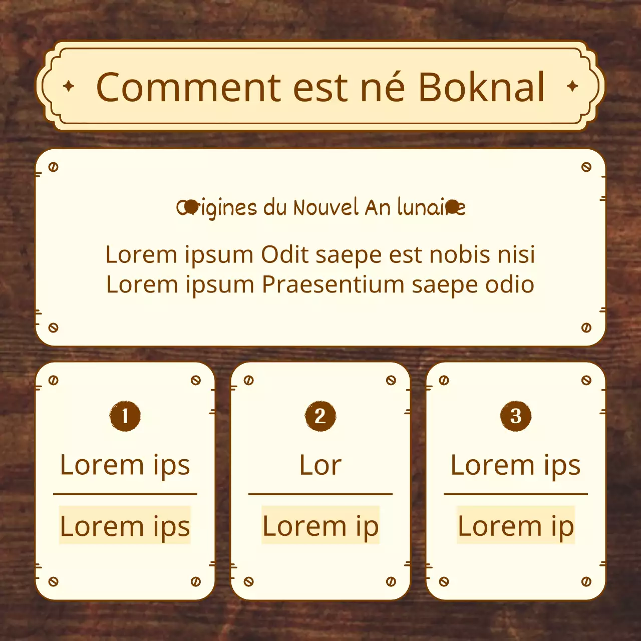 A propos de la traditionnelle tenue trois pièces marron et beige