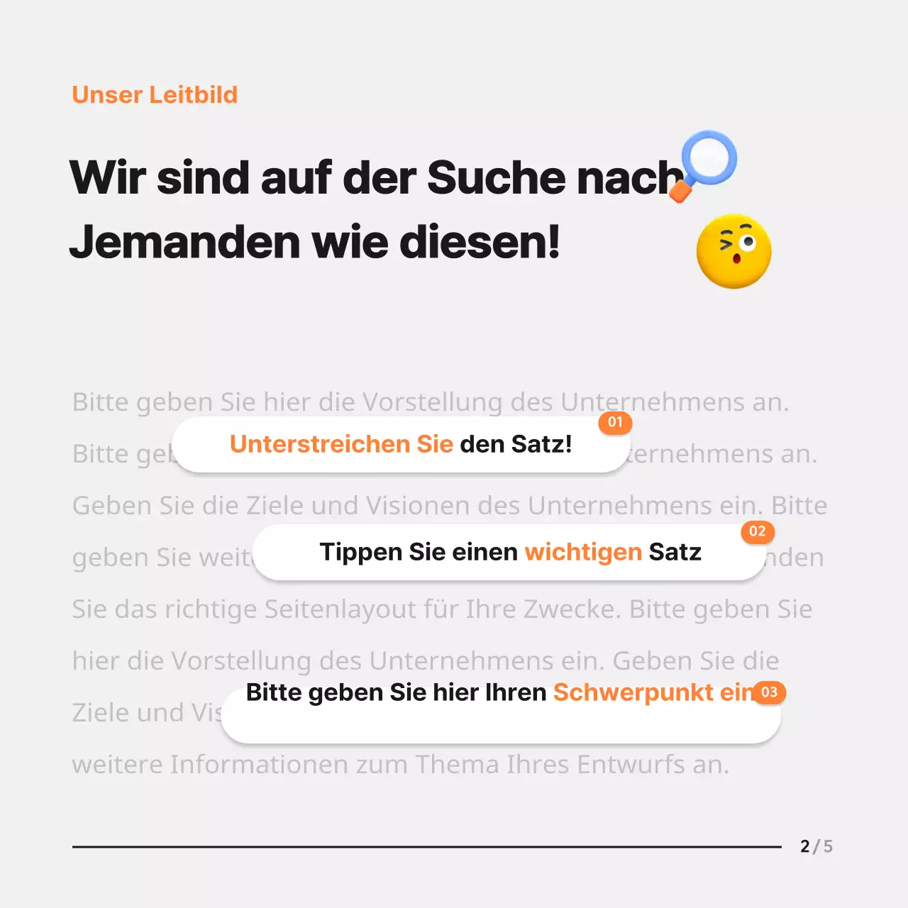 Schwarz-weißes Emoji-Konzept für Stellenausschreibungen