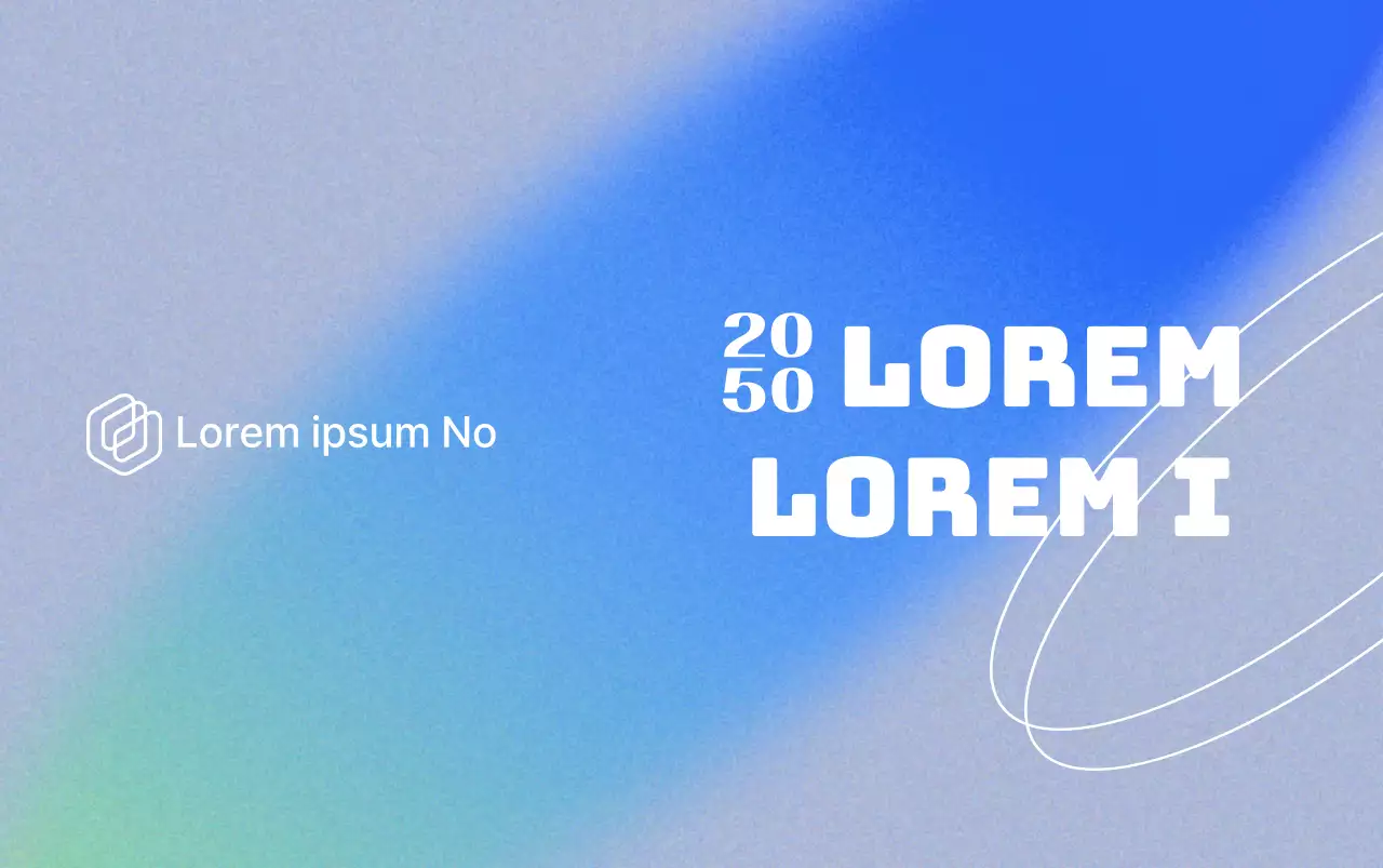 Promoot een institutioneel festival met een gradiëntachtergrond van blauw en paars