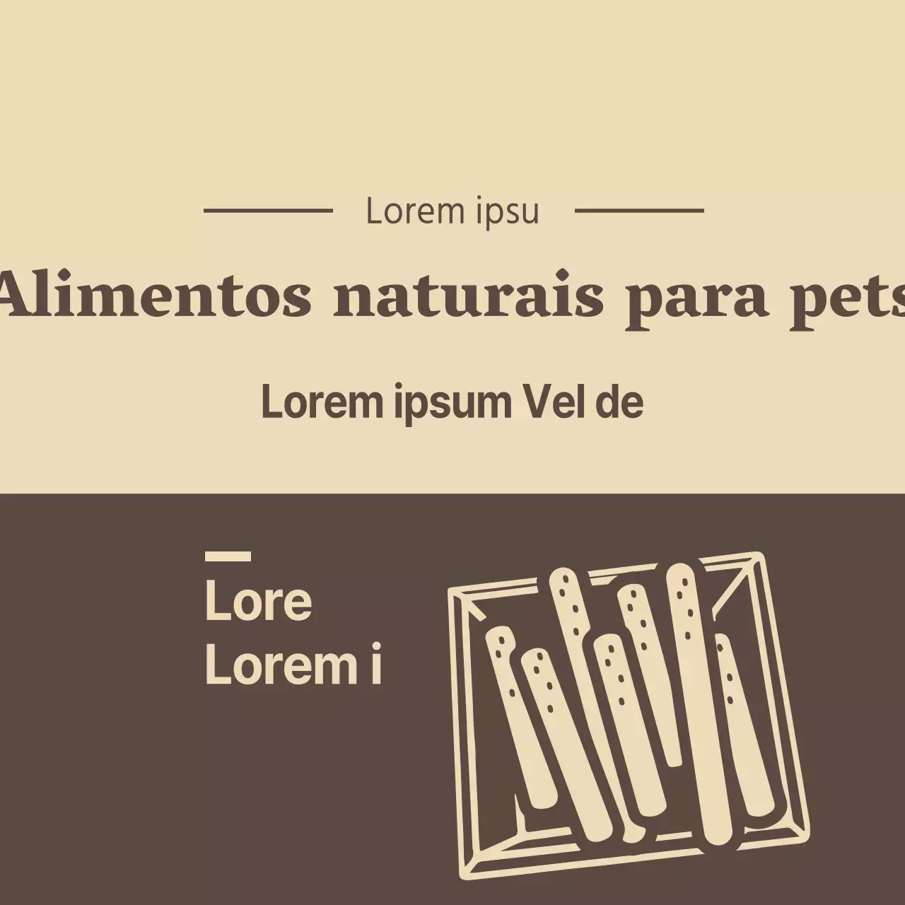 Alimentos naturais para animais de estimação