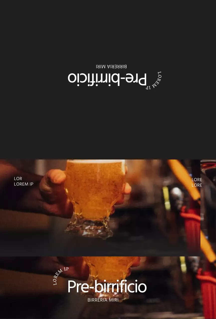 Cartolina della birra del birrificio Black Simple