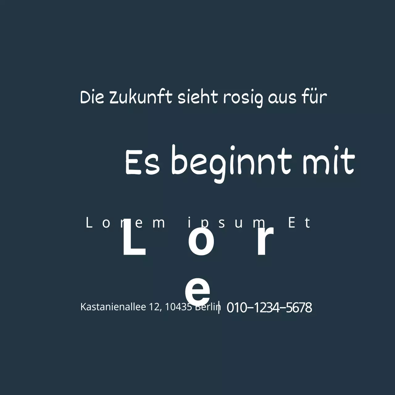 Eine strahlende Zukunft