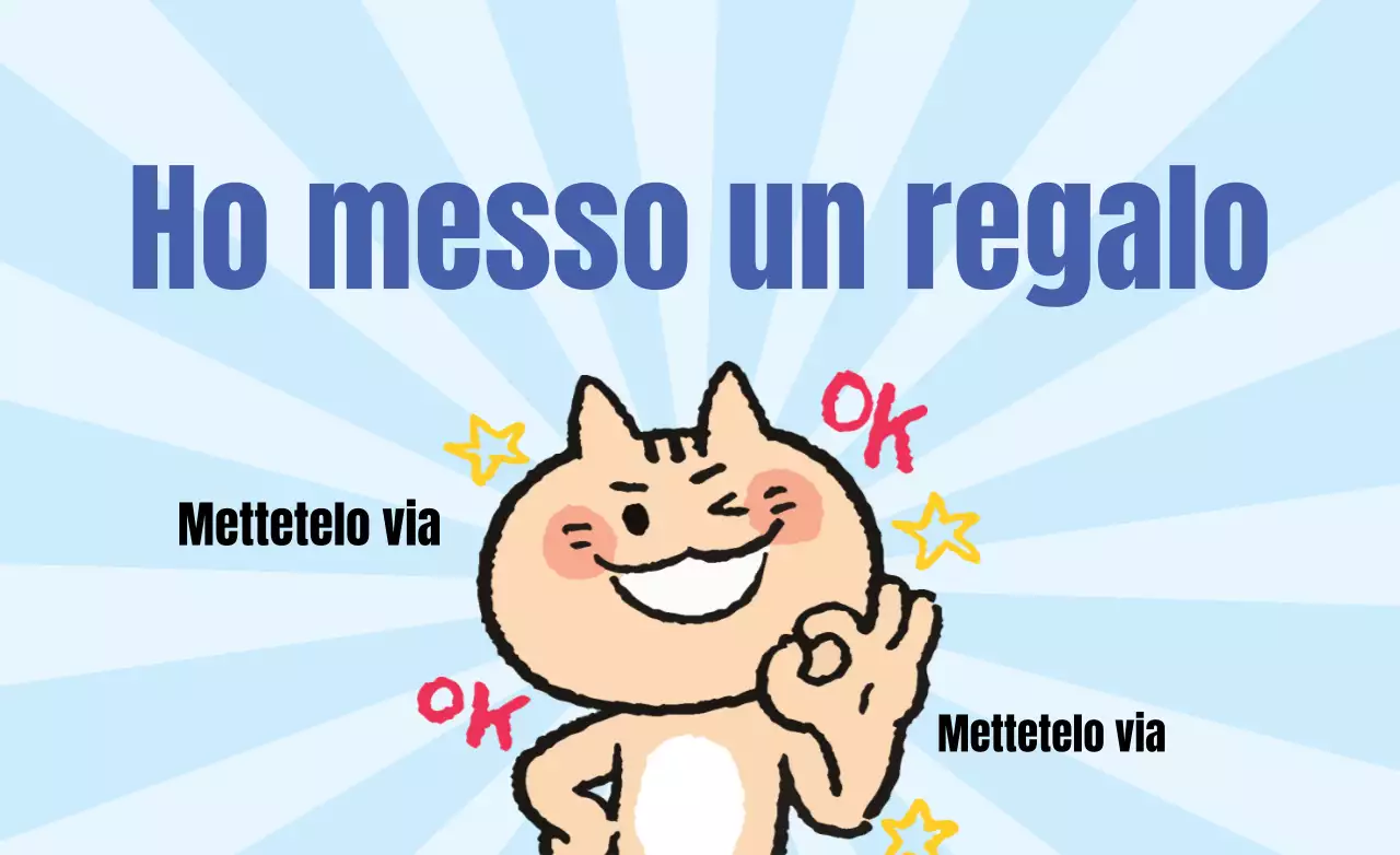 Ho inserito un regalo