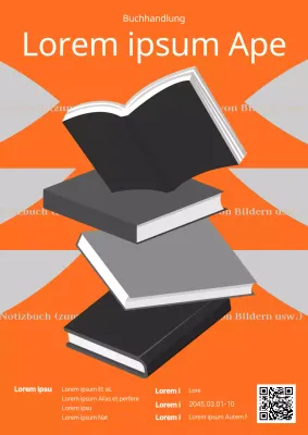 Fettes Schwarz Moderne Typografie Unabhängiges Verlagsprogramm