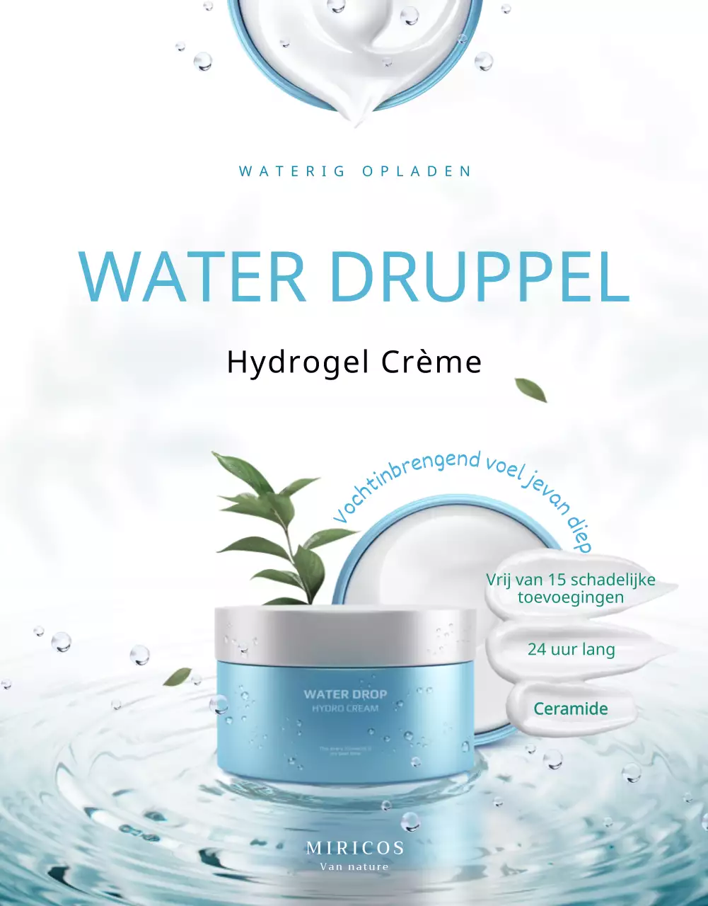 Blue-toned vegan moisturisers detailpagina