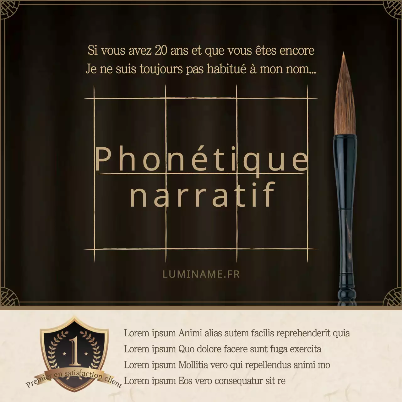 Une histoire de statementologie professionnelle noire et brune