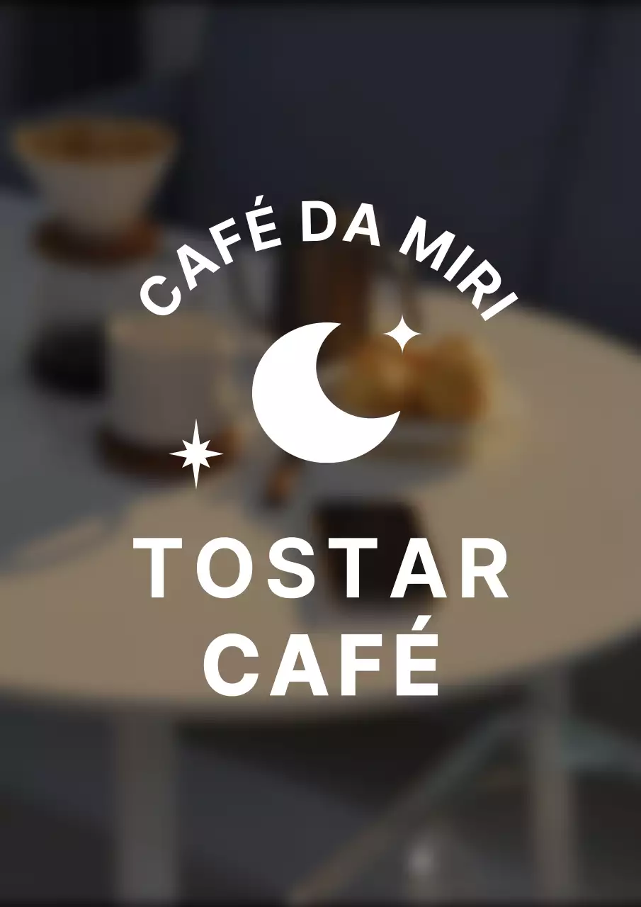 Um logótipo icónico, emocional e ao estilo de um café