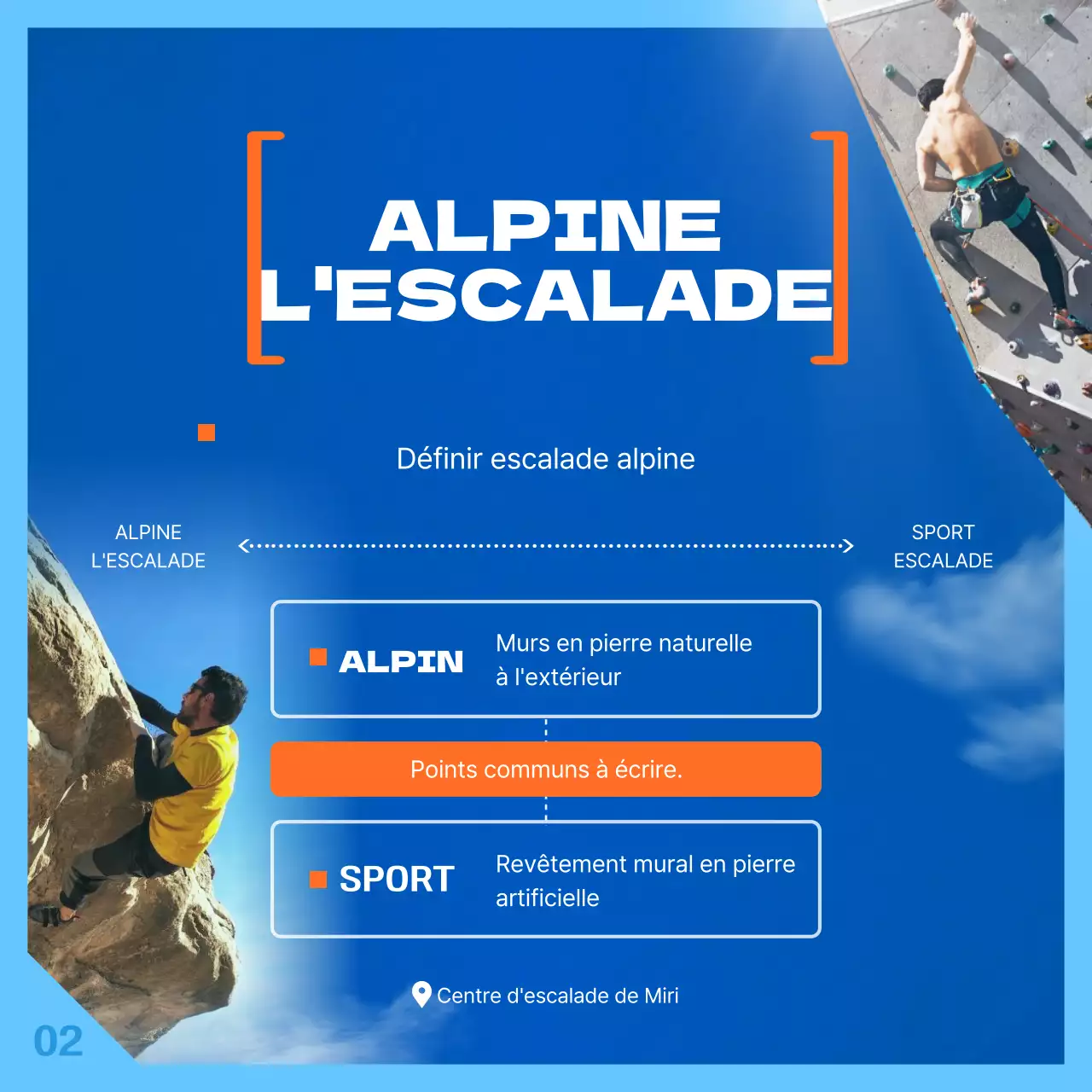 A propos de l'ascension du concept de ciel bleu et orange