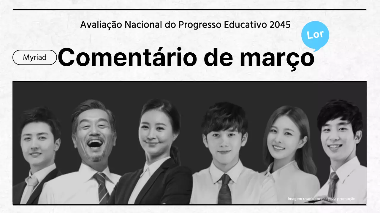 Miniatura do YouTube de uma aula comentada de um teste simulado simples em branco